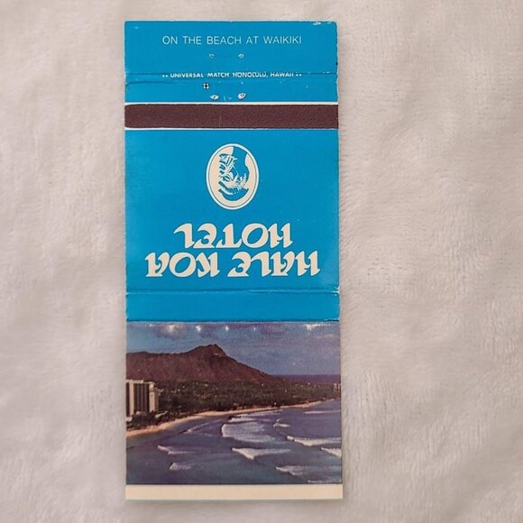 Vintage Matchbook Cover Hale Koa Hotel Waikiki Beach Honolulu Hawaii Beach Photo - Picture 4 of 5
